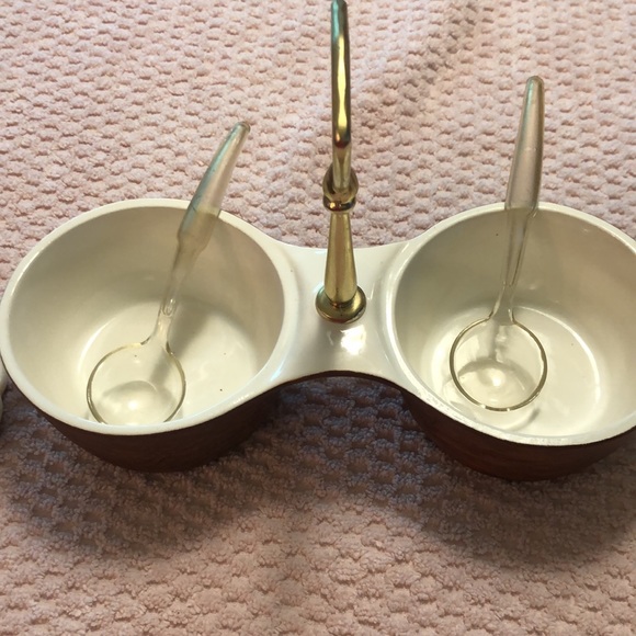 VTG California Pottery 632 Sequoia Ware Condiment Serving Bowls w/Lids &… - Picture 3 of 8